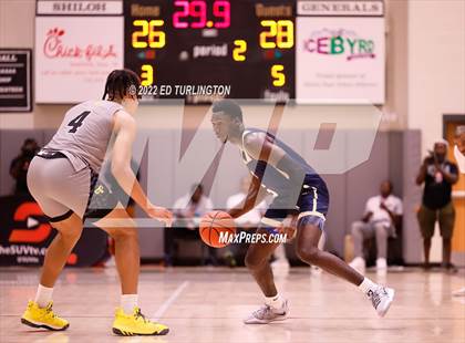 Thumbnail 2 in Calvary Christian Academy vs. Prolific Prep of Napa Christian (Holiday Hoopsgiving) photogallery.