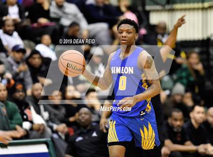 Thumbnail 3 in Morgan Park vs. Simeon (CPS Tournament Semifinal) photogallery.