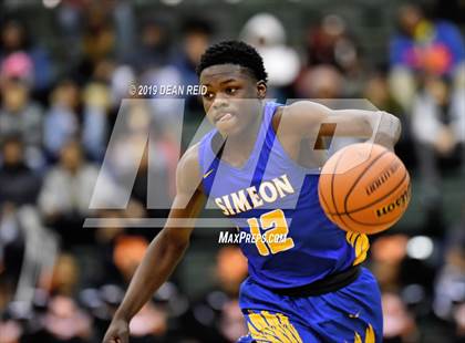 Thumbnail 2 in Morgan Park vs. Simeon (CPS Tournament Semifinal) photogallery.