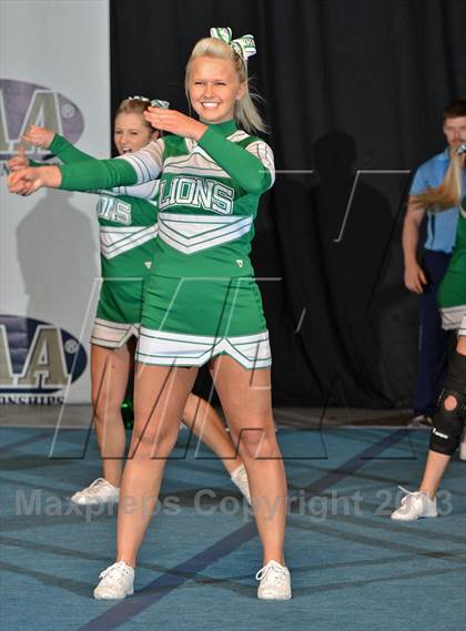 Thumbnail 1 in PIAA Competitive Spirit Championships (Small Squad Cheerbacks) photogallery.