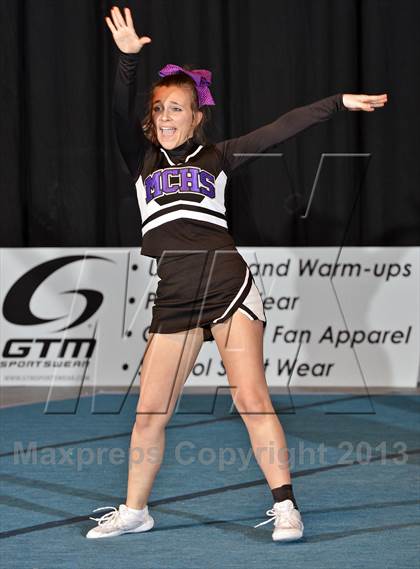 Thumbnail 1 in PIAA Competitive Spirit Championships (Small Squad Cheerbacks) photogallery.