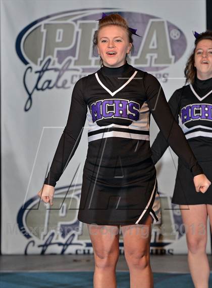 Thumbnail 2 in PIAA Competitive Spirit Championships (Small Squad Cheerbacks) photogallery.