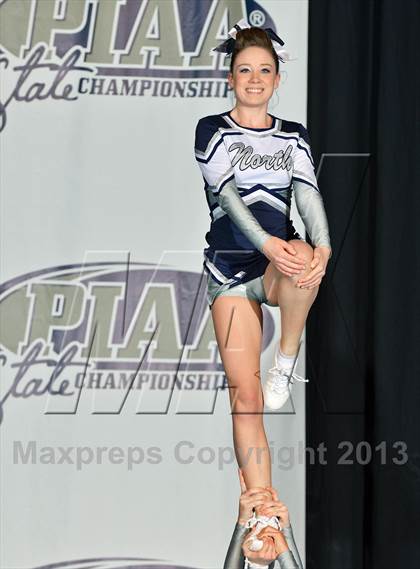Thumbnail 1 in PIAA Competitive Spirit Championships (Small Squad Cheerbacks) photogallery.