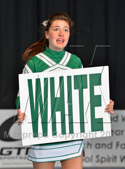 Thumbnail 2 in PIAA Competitive Spirit Championships (Small Squad Cheerbacks) photogallery.