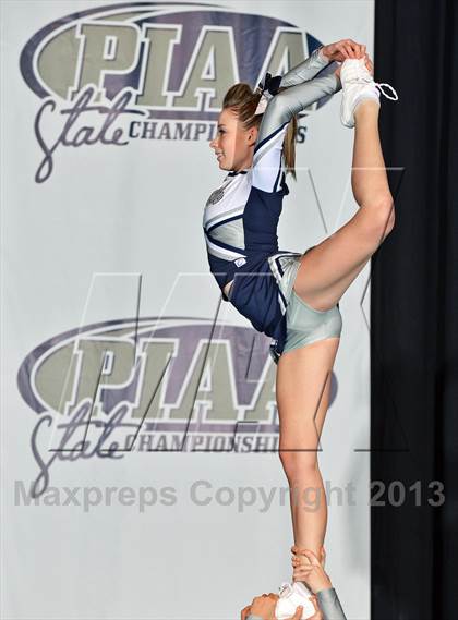 Thumbnail 2 in PIAA Competitive Spirit Championships (Small Squad Cheerbacks) photogallery.