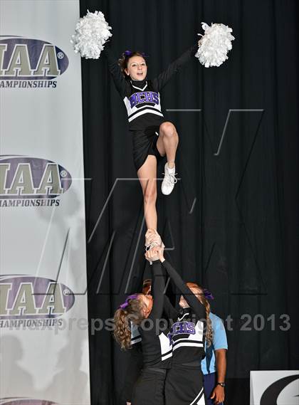 Thumbnail 1 in PIAA Competitive Spirit Championships (Small Squad Cheerbacks) photogallery.