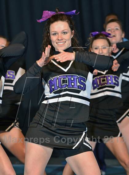 Thumbnail 1 in PIAA Competitive Spirit Championships (Small Squad Cheerbacks) photogallery.