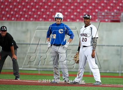 Thumbnail 1 in Corsicana vs. Mansfield Timberview (UIL 5A Area Playoff) photogallery.
