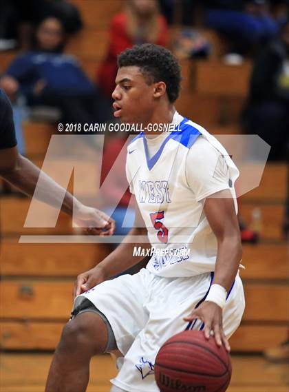 Thumbnail 3 in West Craven vs. Havelock  (Craven County Christmas Tournament) photogallery.