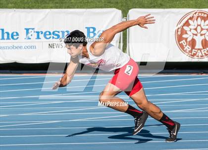 Thumbnail 1 in CIF State Track and Field Championships (Boys Track Events Finals) photogallery.