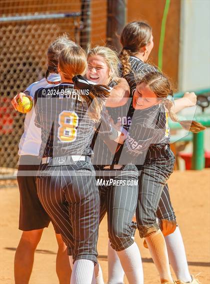 Thumbnail 3 in Citizens Christian Academy vs. Crisp Academy (GIAA 1A State Championship) photogallery.
