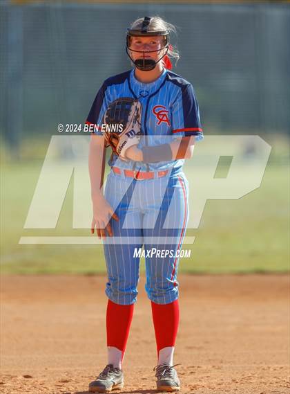 Thumbnail 1 in Citizens Christian Academy vs. Crisp Academy (GIAA 1A State Championship) photogallery.
