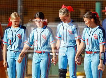 Thumbnail 1 in Citizens Christian Academy vs. Crisp Academy (GIAA 1A State Championship) photogallery.