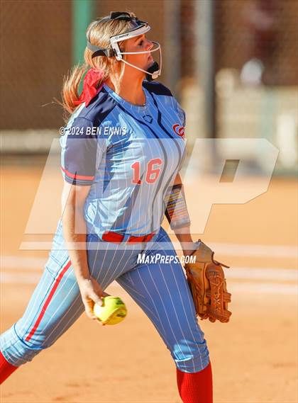 Thumbnail 1 in Citizens Christian Academy vs. Crisp Academy (GIAA 1A State Championship) photogallery.