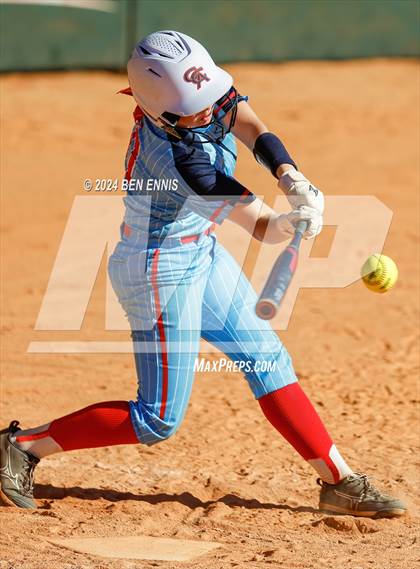 Thumbnail 1 in Citizens Christian Academy vs. Crisp Academy (GIAA 1A State Championship) photogallery.