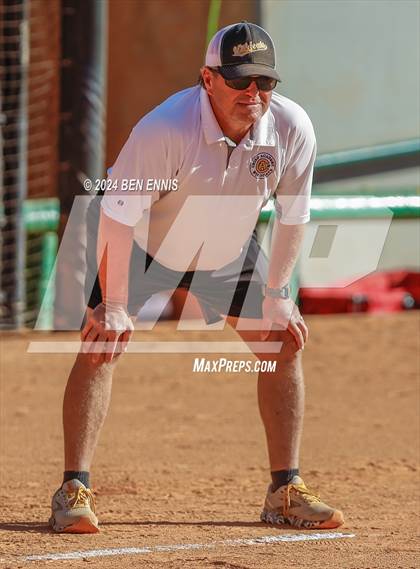 Thumbnail 3 in Citizens Christian Academy vs. Crisp Academy (GIAA 1A State Championship) photogallery.