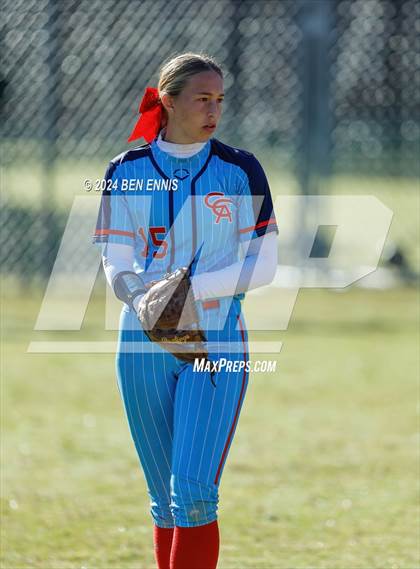 Thumbnail 1 in Citizens Christian Academy vs. Crisp Academy (GIAA 1A State Championship) photogallery.