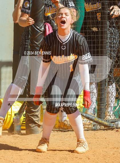 Thumbnail 2 in Citizens Christian Academy vs. Crisp Academy (GIAA 1A State Championship) photogallery.