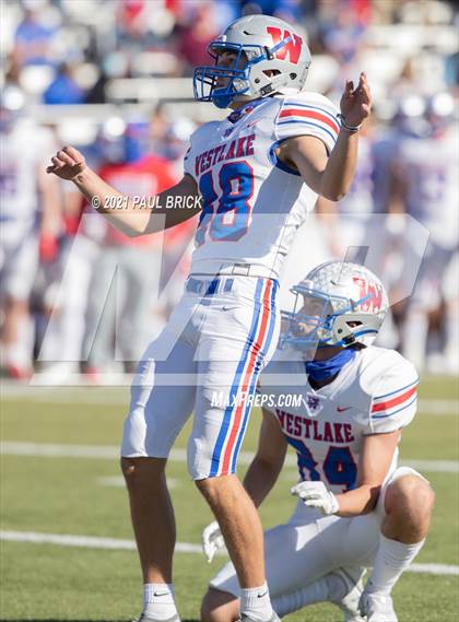 Thumbnail 1 in Westlake v San Antonio Stevens (UIL 6A D1 Regional Playoff) photogallery.