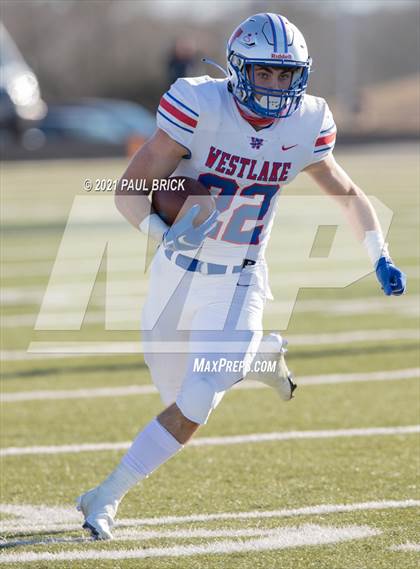 Thumbnail 2 in Westlake v San Antonio Stevens (UIL 6A D1 Regional Playoff) photogallery.