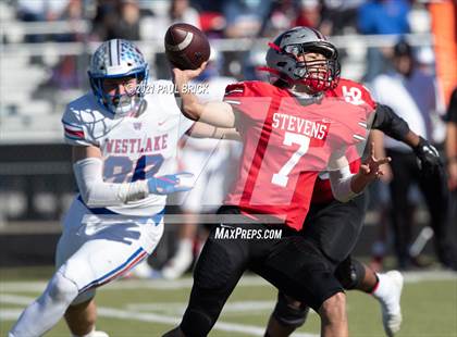 Thumbnail 1 in Westlake v San Antonio Stevens (UIL 6A D1 Regional Playoff) photogallery.