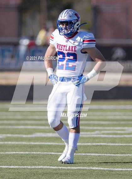 Thumbnail 1 in Westlake v San Antonio Stevens (UIL 6A D1 Regional Playoff) photogallery.
