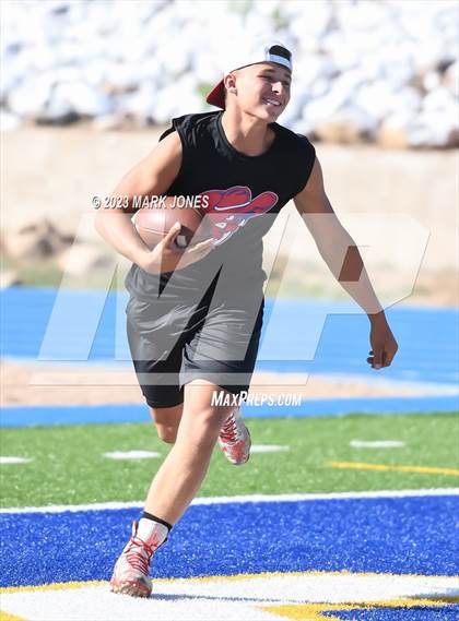 Thumbnail 3 in Camp Verde vs. Bradshaw Mountain (Prescott 7v7) photogallery.