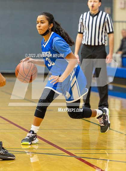 Thumbnail 3 in Newark Memorial vs Irvington (Newark Optimist Club Holiday Classic) photogallery.