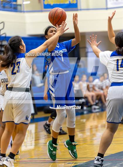 Thumbnail 1 in Newark Memorial vs Irvington (Newark Optimist Club Holiday Classic) photogallery.