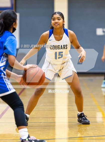 Thumbnail 3 in Newark Memorial vs Irvington (Newark Optimist Club Holiday Classic) photogallery.