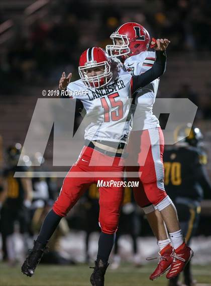 Thumbnail 1 in Lancaster vs. McQuaid Jesuit (Section 5/6 Class AA Far West Regional) photogallery.