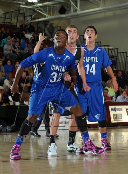 Thumbnail 3 in Capital Christian vs. Jackson (MaxPreps Holiday Classic Invitational Championship) photogallery.