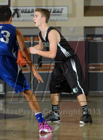 Thumbnail 3 in Capital Christian vs. Jackson (MaxPreps Holiday Classic Invitational Championship) photogallery.