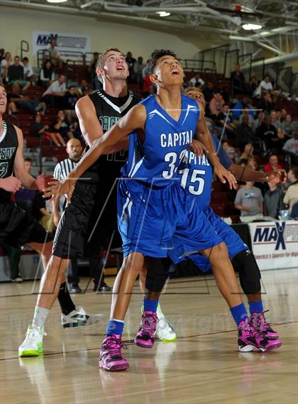 Thumbnail 2 in Capital Christian vs. Jackson (MaxPreps Holiday Classic Invitational Championship) photogallery.