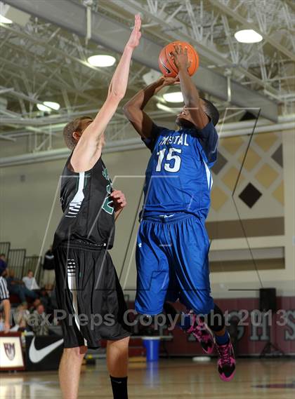 Thumbnail 3 in Capital Christian vs. Jackson (MaxPreps Holiday Classic Invitational Championship) photogallery.
