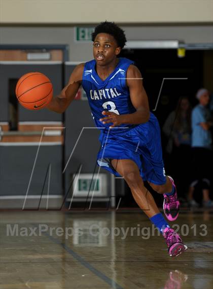 Thumbnail 3 in Capital Christian vs. Jackson (MaxPreps Holiday Classic Invitational Championship) photogallery.