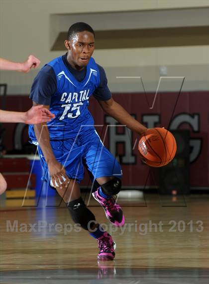 Thumbnail 2 in Capital Christian vs. Jackson (MaxPreps Holiday Classic Invitational Championship) photogallery.