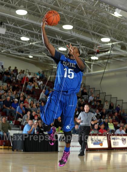 Thumbnail 3 in Capital Christian vs. Jackson (MaxPreps Holiday Classic Invitational Championship) photogallery.