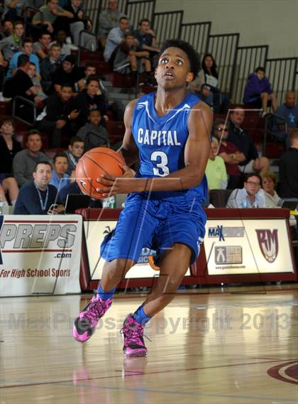 Thumbnail 2 in Capital Christian vs. Jackson (MaxPreps Holiday Classic Invitational Championship) photogallery.