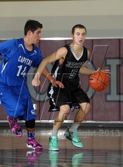 Thumbnail 2 in Capital Christian vs. Jackson (MaxPreps Holiday Classic Invitational Championship) photogallery.