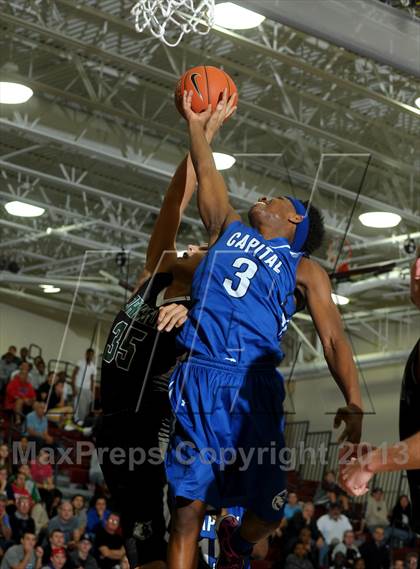 Thumbnail 2 in Capital Christian vs. Jackson (MaxPreps Holiday Classic Invitational Championship) photogallery.