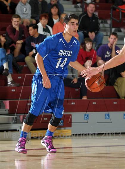 Thumbnail 2 in Capital Christian vs. Jackson (MaxPreps Holiday Classic Invitational Championship) photogallery.