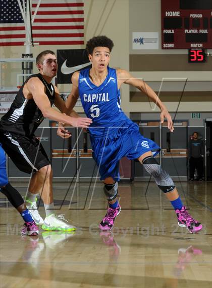 Thumbnail 2 in Capital Christian vs. Jackson (MaxPreps Holiday Classic Invitational Championship) photogallery.