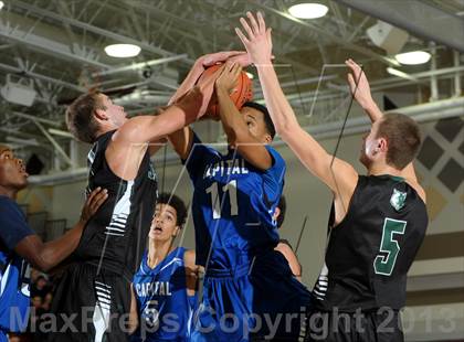 Thumbnail 3 in Capital Christian vs. Jackson (MaxPreps Holiday Classic Invitational Championship) photogallery.
