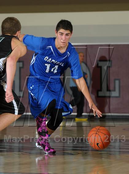 Thumbnail 3 in Capital Christian vs. Jackson (MaxPreps Holiday Classic Invitational Championship) photogallery.