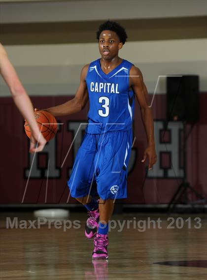 Thumbnail 2 in Capital Christian vs. Jackson (MaxPreps Holiday Classic Invitational Championship) photogallery.