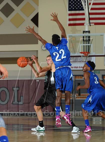 Thumbnail 3 in Capital Christian vs. Jackson (MaxPreps Holiday Classic Invitational Championship) photogallery.