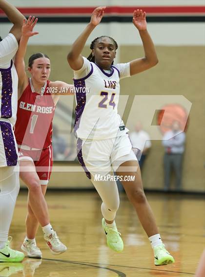 Thumbnail 1 in Glen Rose vs. Dallas Lincoln (UIL Girls Class 4A Div. II State Semifinal) photogallery.