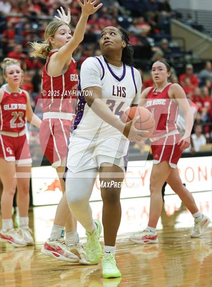 Thumbnail 1 in Glen Rose vs. Dallas Lincoln (UIL Girls Class 4A Div. II State Semifinal) photogallery.
