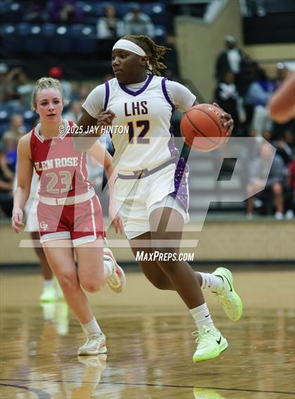 Thumbnail 2 in Glen Rose vs. Dallas Lincoln (UIL Girls Class 4A Div. II State Semifinal) photogallery.